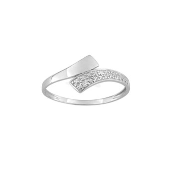 Bague Femme - Or 9 Carats - Diamant 0.012 Carats