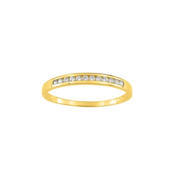 Bague Femme - Oxyde de zirconium - Or 9 Carats