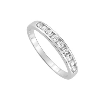 Bague Femme - Oxyde de zirconium - Or 9 Carats