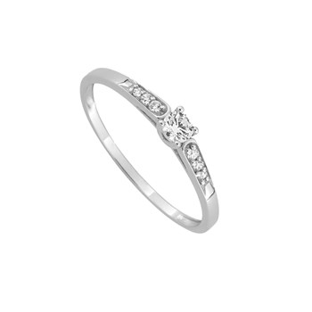 Bague Femme - Oxyde de zirconium - Or 9 Carats