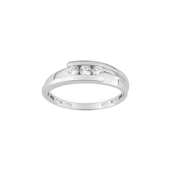 Bague Femme - Oxyde de zirconium - Or 9 Carats