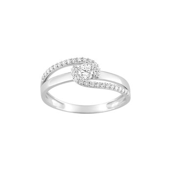 Bague Femme - Oxyde de zirconium - Or 9 Carats