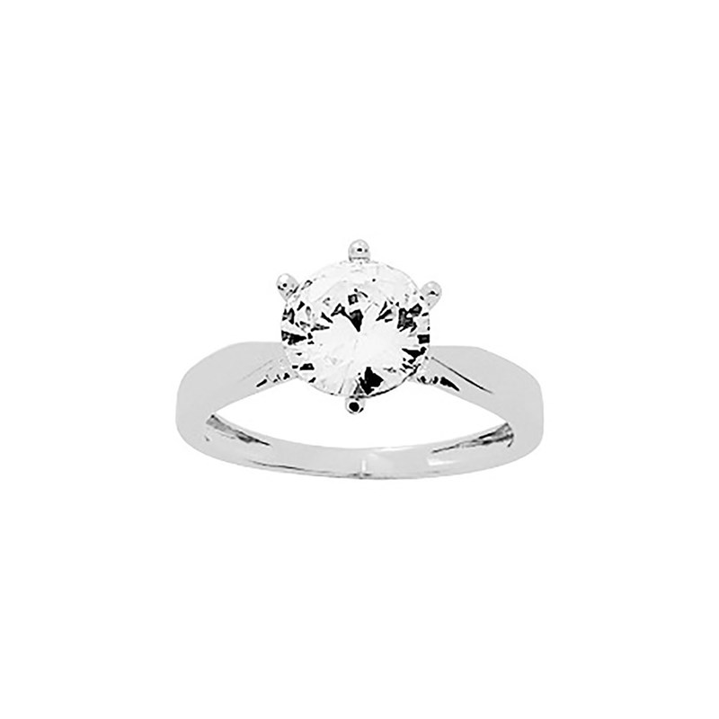 Bague femme - Oxyde de zirconium - Or 9 Carats