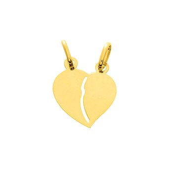 Pendentif Coeur sécable - Or 18 Carats