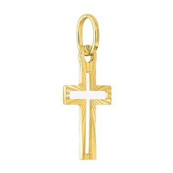 Pendentif Croix - Or 18 Carats