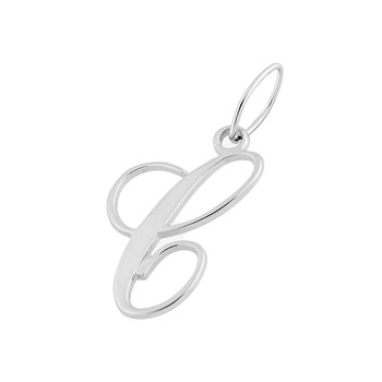 Pendentif initiale C - Or 18 Carats