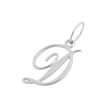 Pendentif initiale D - Or 18 Carats