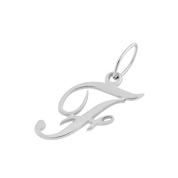 Pendentif initiale F - Or 18 Carats