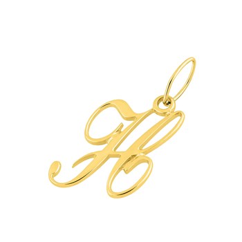 Pendentif initiale H - Or 18 Carats