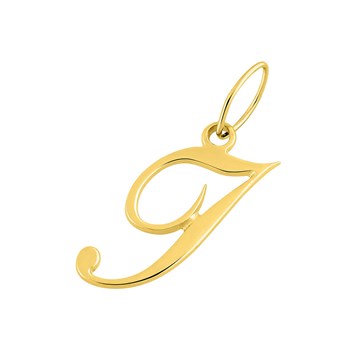 Pendentif initiale I - Or 18 Carats