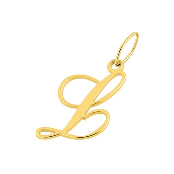 Pendentif initiale L - Or 18 Carats