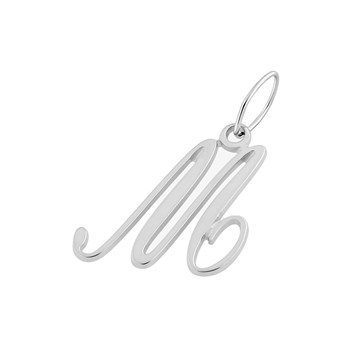 Pendentif initiale M - Or 18 Carats