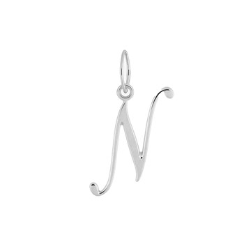 Pendentif initiale N - Or 18 Carats