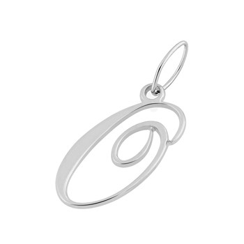 Pendentif initiale O - Or 18 Carats