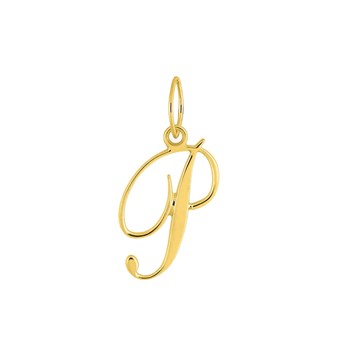 Pendentif initiale P - Or 18 Carats