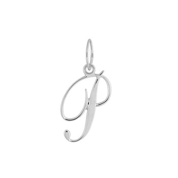 Pendentif initiale P - Or 18 Carats