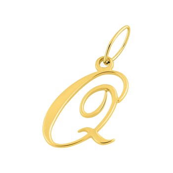 Pendentif initiale O - Or 18 Carats