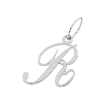 Pendentif initiale R - Or 18 Carats