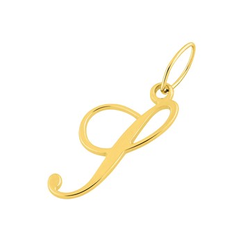 Pendentif initiale T - Or 18 Carats