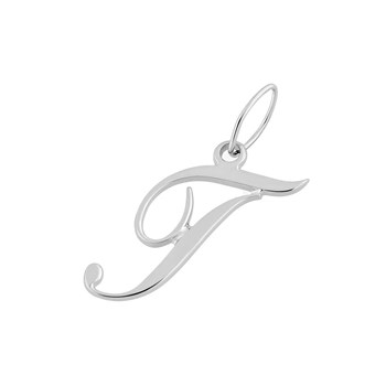 Pendentif initiale T - Or 18 Carats
