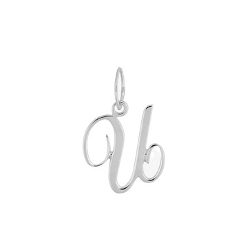 Pendentif initiale U - Or 18 Carats