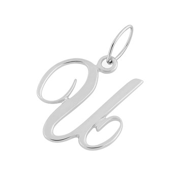 Pendentif initiale U - Or 18 Carats