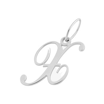 Pendentif initiale X - Or 18 Carats