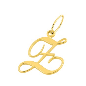 Pendentif initiale Z - Or 18 Carats