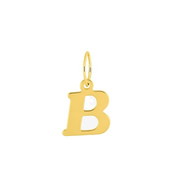 Pendentif initiale B - Or 18 Carats