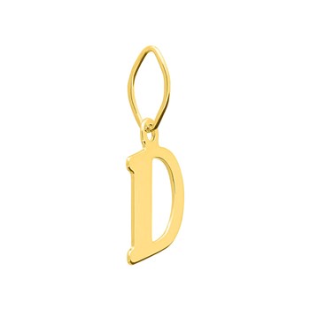Pendentif initiale D - Or 18 Carats