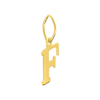 Pendentif initiale F - Or 18 Carats