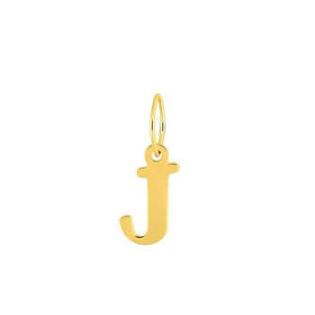 Pendentif initiale J - Or 18 Carats
