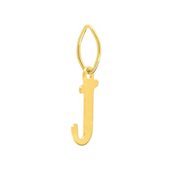Pendentif initiale J - Or 18 Carats