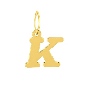 Pendentif initiale K - Or 18 Carats