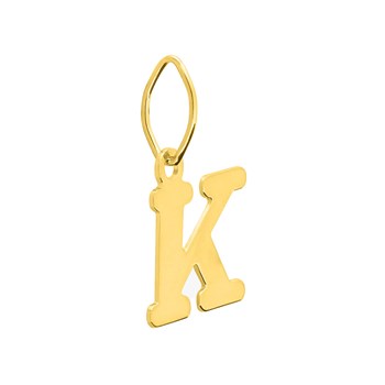 Pendentif initiale K - Or 18 Carats