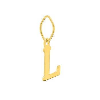 Pendentif initiale L - Or 18 Carats