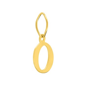 Pendentif initiale O - Or 18 Carats