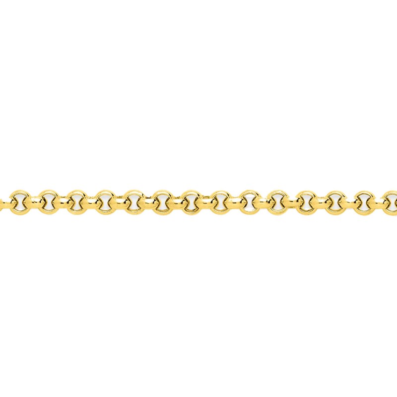 Bracelet Femme 18 cm - jaseron - Or 18 Carats - Largeur 5 mm - vue 2
