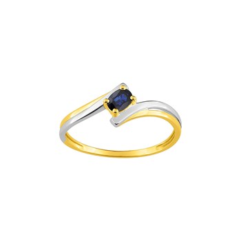 Bague femme - Saphir - Or 9 Carats