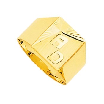 Chevalière homme - Or 18 Carats