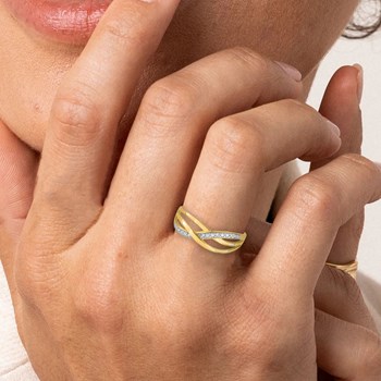 Bague Femme - Oxyde de zirconium - Or 18 Carats