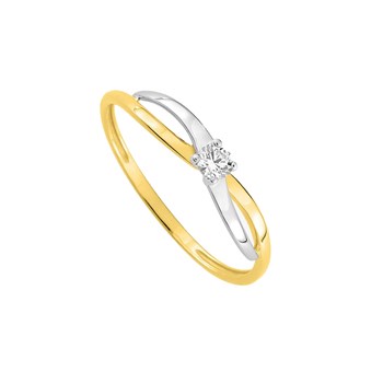 Bague Femme - Oxyde de zirconium - Or 18 Carats