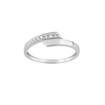 Bague Femme - Oxyde de zirconium - Or 18 Carats