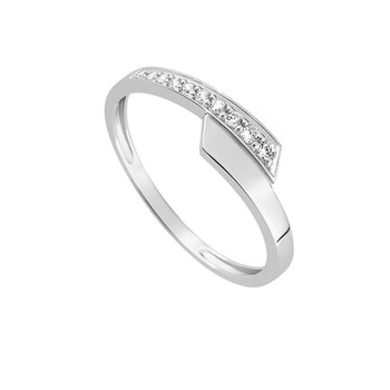Bague Femme - Oxyde de zirconium - Or 18 Carats