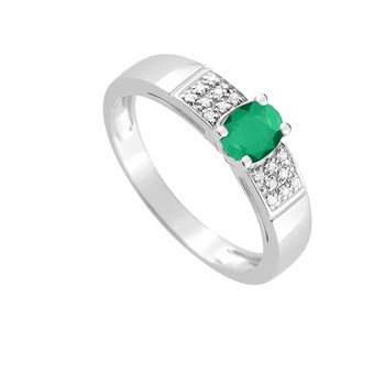 Bague femme - Emeraude - Or 18 Carats