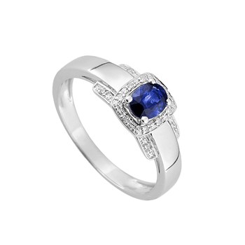 Bague femme - Saphir - Or 18 Carats