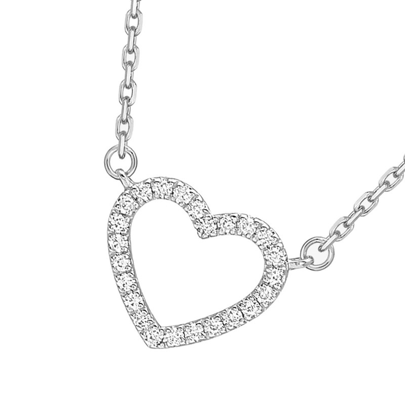 Collier Femme - Or 18 Carats - Diamant 0,06 Carats - Longueur : 42 cm - vue 2