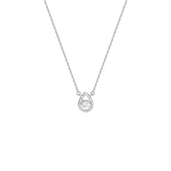 Collier Femme - Or 18 Carats - Diamant 0,12 Carats - Longueur : 42 cm