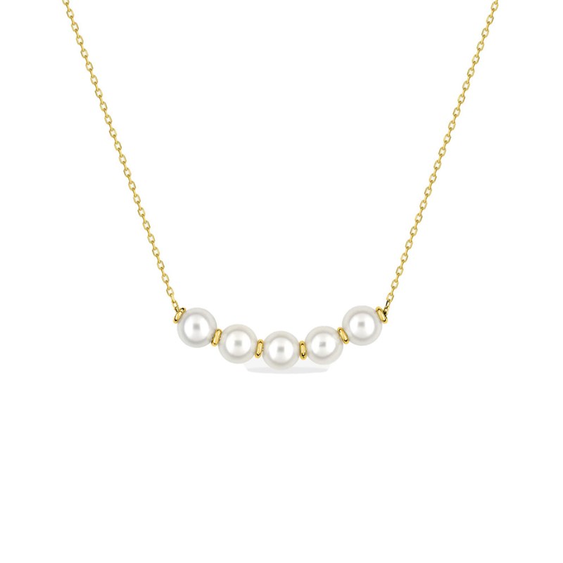 Collier Femme - perle - Or 18 Carats - Longueur : 42 cm