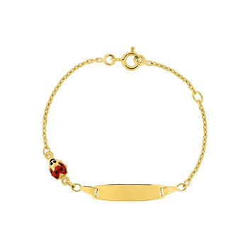 Gourmette Enfant - Or 18 Carats - Longueur : 14 cm